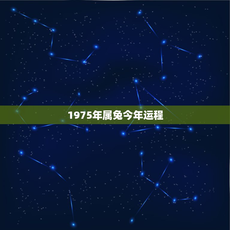 1975年属兔女2024年运势运程