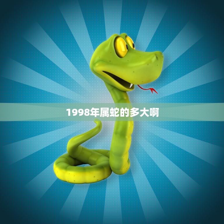 1998年属虎的是什么命